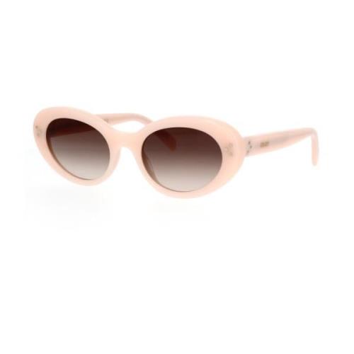 Glamoureuze Cat-eye Zonnebril in Pastelroze Celine , Pink , Dames