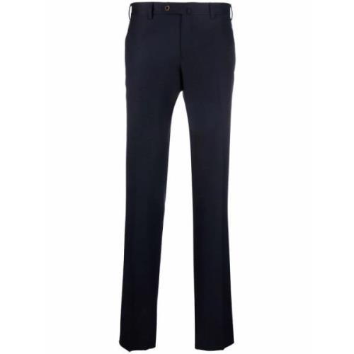 Slim Fit Wollen Broek PT Torino , Blue , Heren