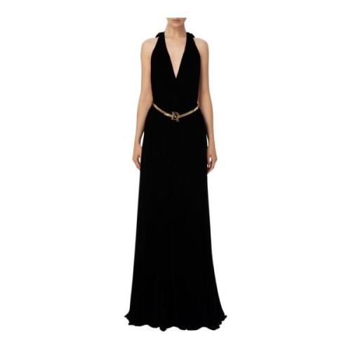 Lange jurk Elisabetta Franchi , Black , Dames