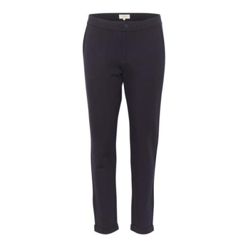 Klassieke Donkerblauwe Broek Part Two , Blue , Dames