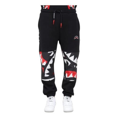 Sportieve Sweatpants met Kniepatroon Sprayground , Black , Heren