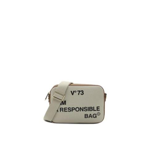 Cross Body Bags V73 , Beige , Dames