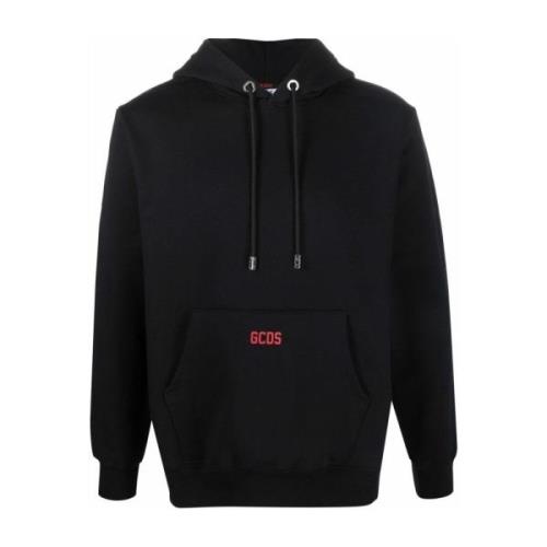 Logo Hoodie Gcds , Black , Heren