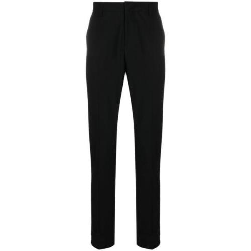 Zwarte Slim-Fit Maatwerk Broek Dondup , Black , Heren