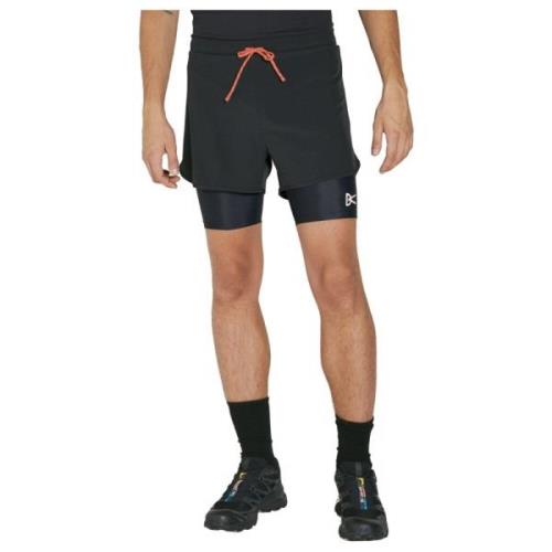 Gelaagde zakken trail shorts (Di)vision , Black , Heren