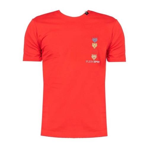 Simple Framelon T-shirt Plein Sport , Red , Heren