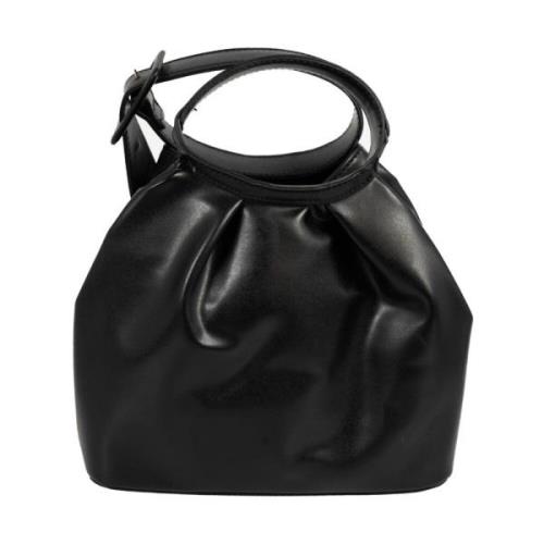 Stijlvolle Eco Leren Handtas Silvian Heach , Black , Dames