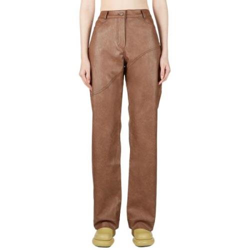 Trousers Rejina Pyo , Brown , Dames