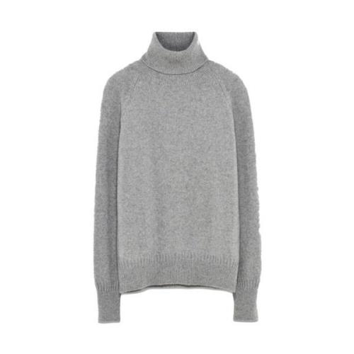 Cashmere Coltrui met Raglanmouwen Tricot , Gray , Heren