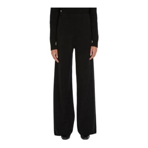 Zwarte Studio Broek Max Mara Studio , Black , Dames