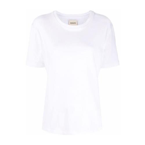 Korte Mouw T-shirt Khaite , White , Dames