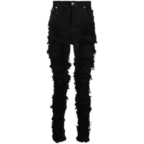 Drkshdw Zwarte Skinny Jeans Rick Owens , Black , Heren