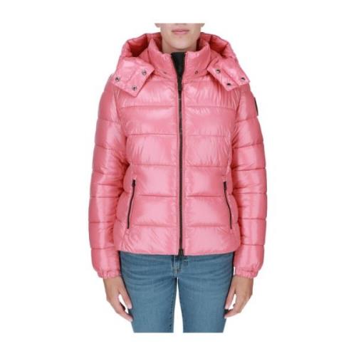 Bloom Pink/Fuxia Dames Synthetische Jas Save The Duck , Pink , Dames