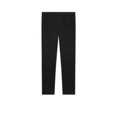 Zwarte Gaubert Slim Chino Broek Dondup , Black , Heren