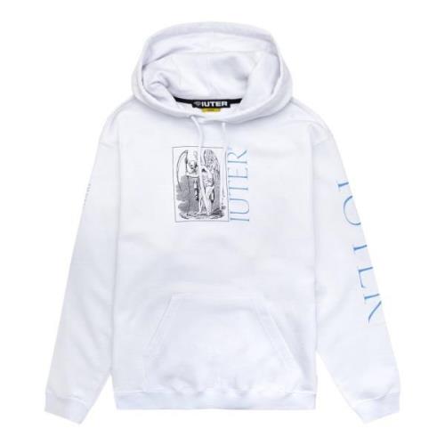 Witte Cruel World Hoodie Iuter , White , Heren