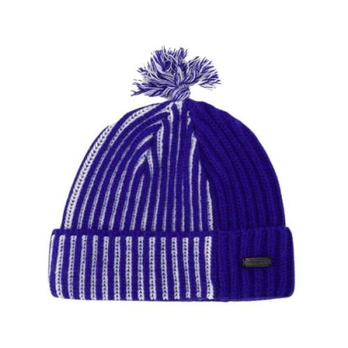 Blauwe Wollen Beanie - Ader Error Ader Error , Blue , Heren