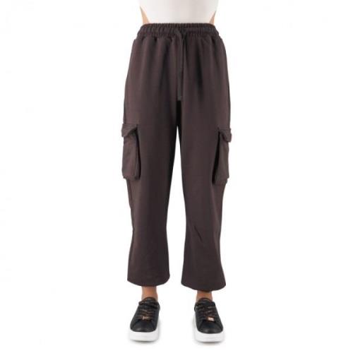 Trousers Hinnominate , Brown , Dames