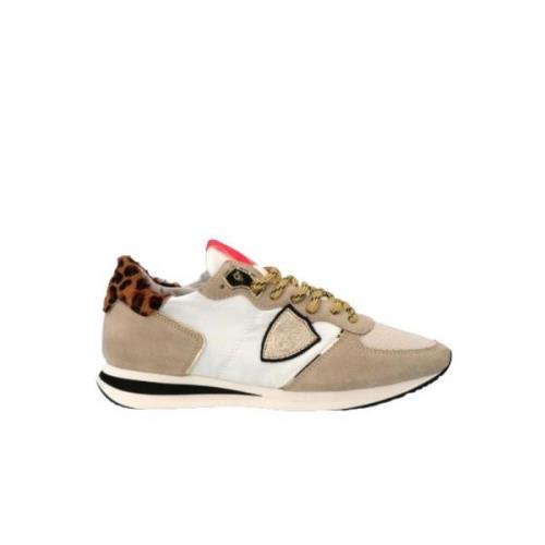 Tropez Damessneakers - Maat 39, Dierenprint Philippe Model , Beige , H...