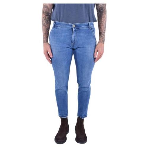 Indie Soft Touch Stretch Jeans PT Torino , Blue , Heren