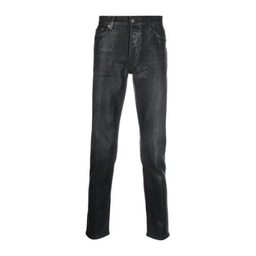 Slim-fit Jeans Haikure , Black , Heren