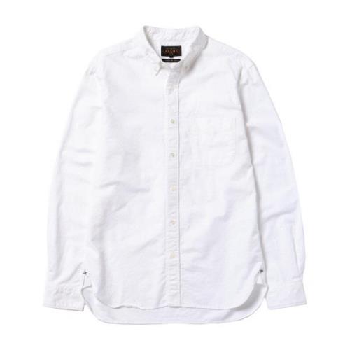 Superior Pima Katoenen Oxford Overhemd Beams Plus , White , Heren