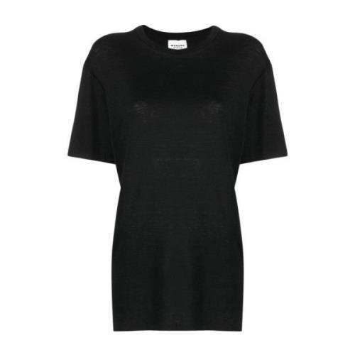 Zwart Zewel Tee Shirt voor Vrouwen Isabel Marant Étoile , Black , Dame...