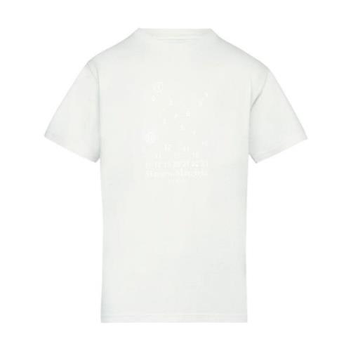 Numeric Logo Crew-neck T-shirts en Polos Maison Margiela , White , Dam...