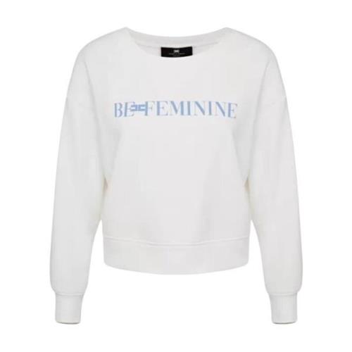 Sweatshirt Elisabetta Franchi , White , Dames