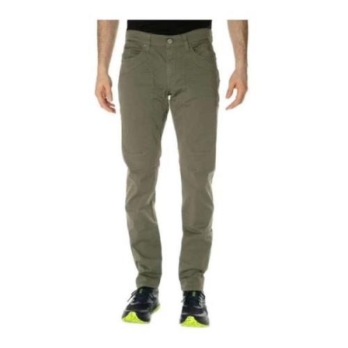 Heren Slim Fit Vijf-Pocket Broek Jeckerson , Green , Heren