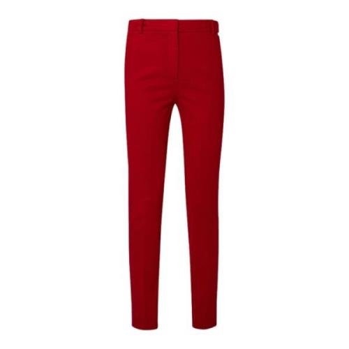 Slim Fit Broek met Medium Taille voor Dames Liu Jo , Red , Dames