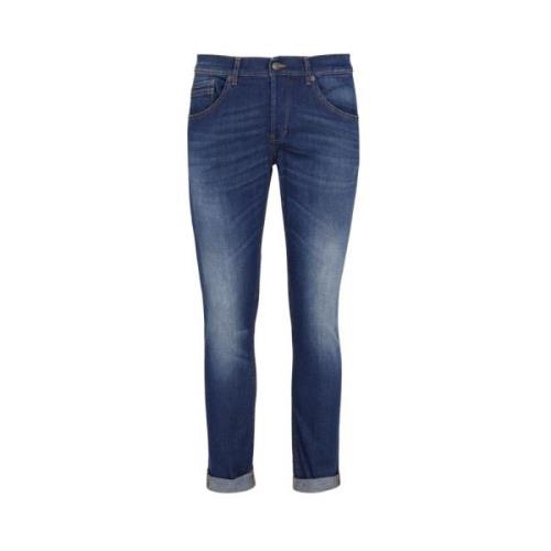 Italiaanse Slim-fit Jeans Dondup , Blue , Heren