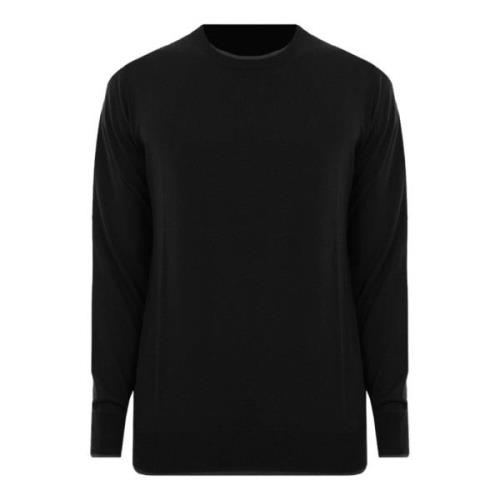 Zwarte Sweaters voor Heren Paolo Pecora , Black , Heren