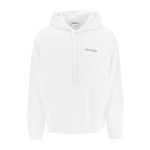 Logo Hoodie Marcelo Burlon , White , Heren