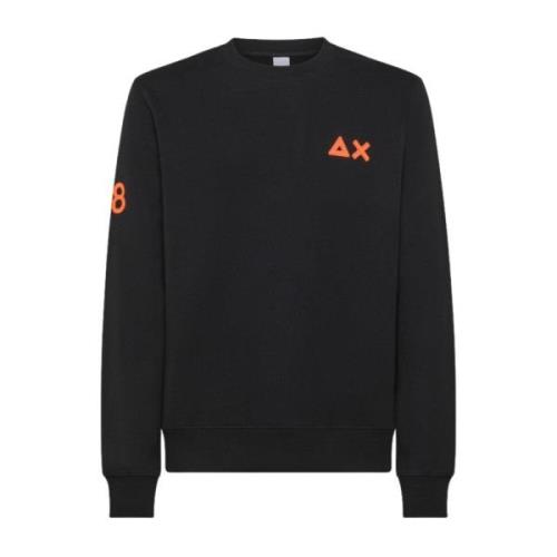 Zwarte Sweaters voor Heren Sun68 , Black , Heren