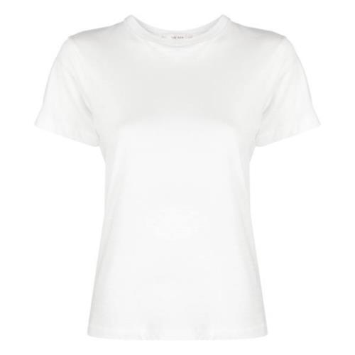 Witte Katoenen Crew Neck T-Shirt The Row , White , Dames