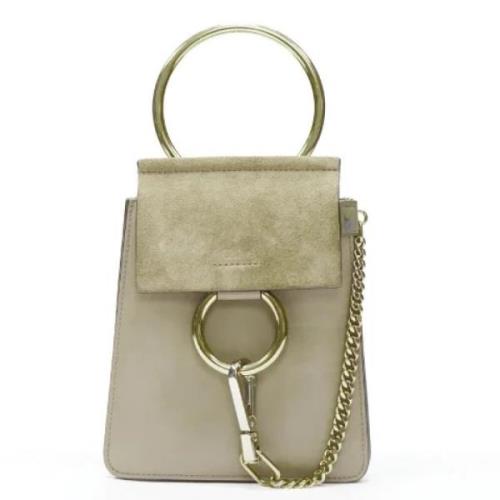 Pre-owned Suede shoulder-bags Chloé Pre-owned , Gray , Dames