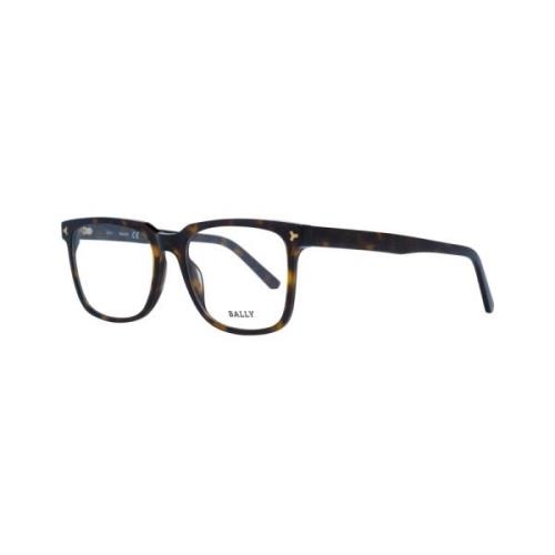 Bruine Vierkante Plastic Optische Brillen voor Mannen Bally , Brown , ...