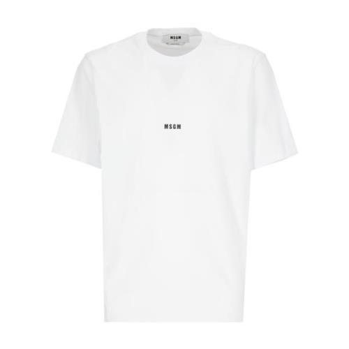 T-shirts Msgm , White , Heren