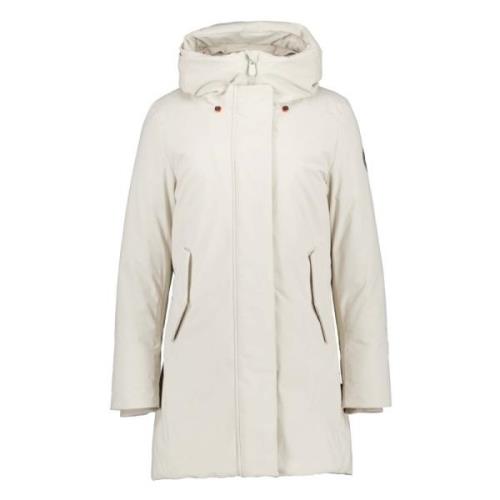 Beige Winter Parka Jas Save The Duck , Beige , Dames