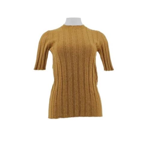 Pre-owned Wool tops Marni Pre-owned , Yellow , Dames
