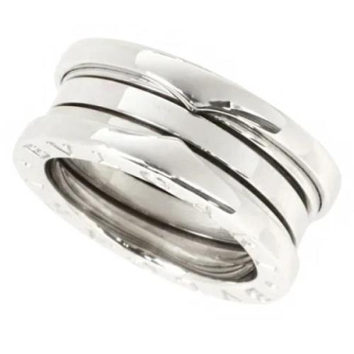 Pre-owned White Gold rings Bvlgari Vintage , Gray , Dames