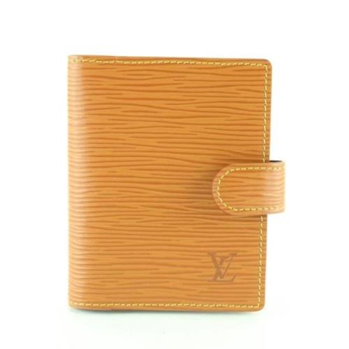 Tweedehands portemonnees Louis Vuitton Vintage , Orange , Dames