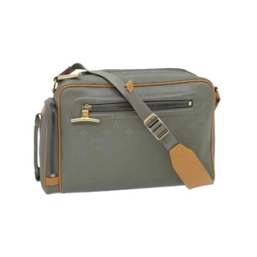 Pre-owned Leather louis-vuitton-bags Louis Vuitton Vintage , Gray , Da...