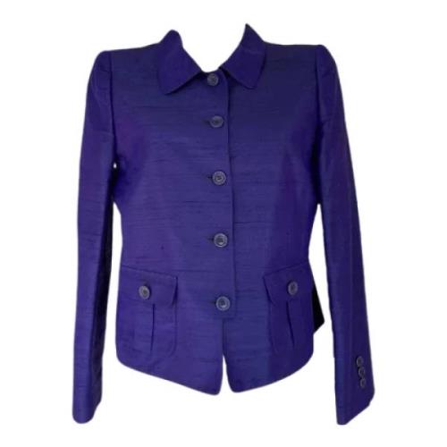 Pre-owned Fabric outerwear Armani Pre-owned , Purple , Dames