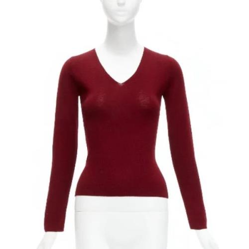 Pre-owned Wool tops Dolce & Gabbana Pre-owned , Red , Dames