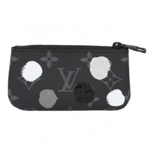 Pre-owned Canvas key-holders Louis Vuitton Vintage , Gray , Unisex