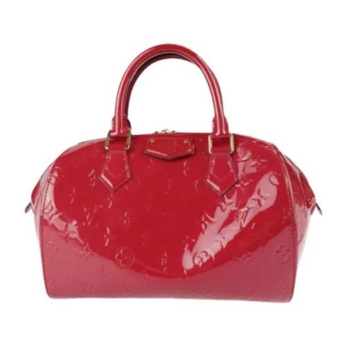 Pre-owned Leather louis-vuitton-bags Louis Vuitton Vintage , Red , Dam...