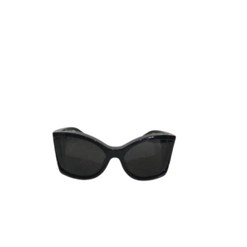 Pre-owned Plastic sunglasses Balenciaga Vintage , Black , Dames