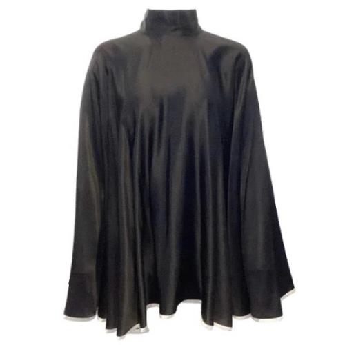 Pre-owned Fabric tops Balenciaga Vintage , Black , Dames