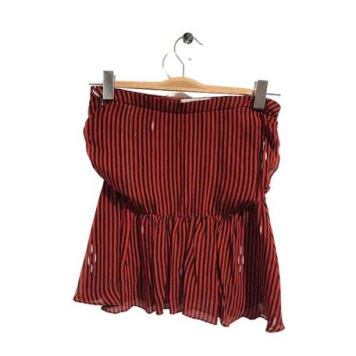 Pre-owned Fabric tops Isabel Marant Pre-owned , Red , Dames